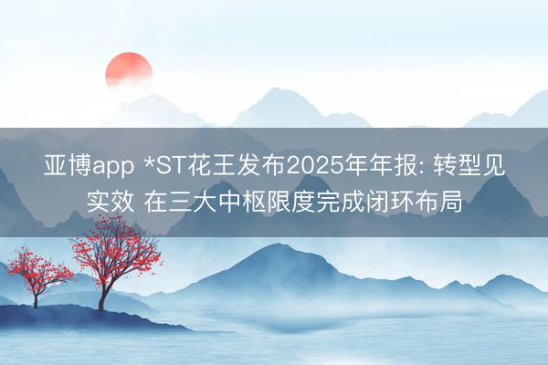 亚博app *ST花王发布2025年年报: 转型见实效 在三大中枢限度完成闭环布局