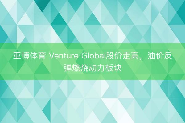 亚博体育 Venture Global股价走高，油价反弹燃烧动力板块