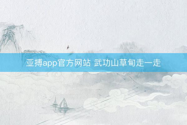 亚搏app官方网站 武功山草甸走一走