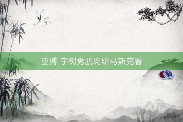 亚搏 宇树秀肌肉给马斯克看